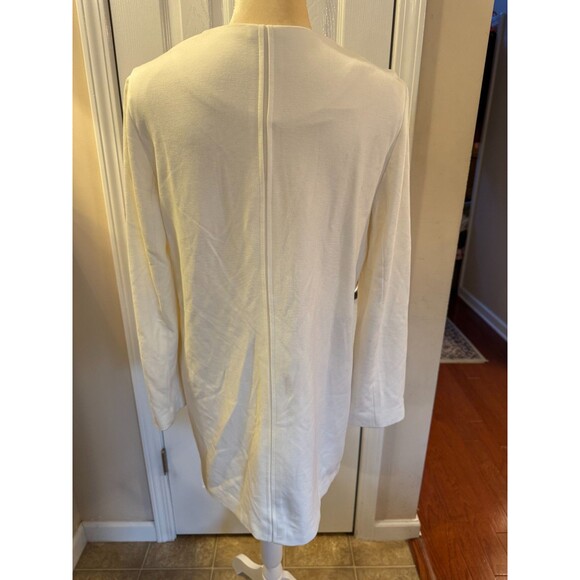 Chicos White Tunic Womens Sz. 1 (Chicos) Medium Zip up Great Condition - Picture 3 of 10